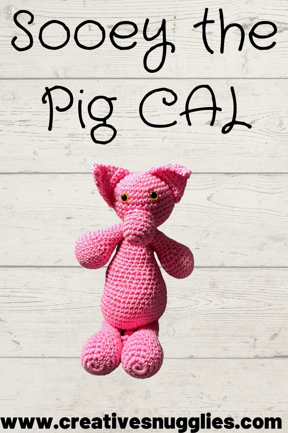 pig crochet along free crochet pattern