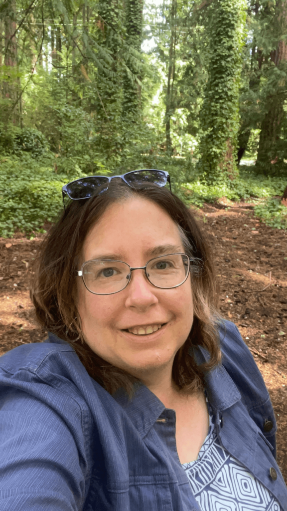 Picture of Christina, the owner and designer of Creative Snugglies 
